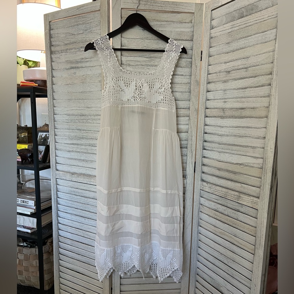 Jenni Kayne silk crochet dress